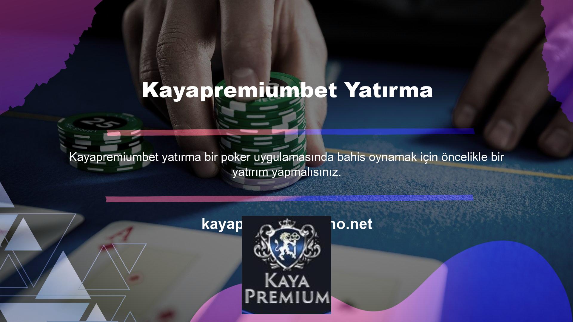 Yatırımlarla ilgili olarak site, kullanıcılara paralarını Kayapremiumbet Poker' e emanet etmenin güvenli olup olmadığını soruyor