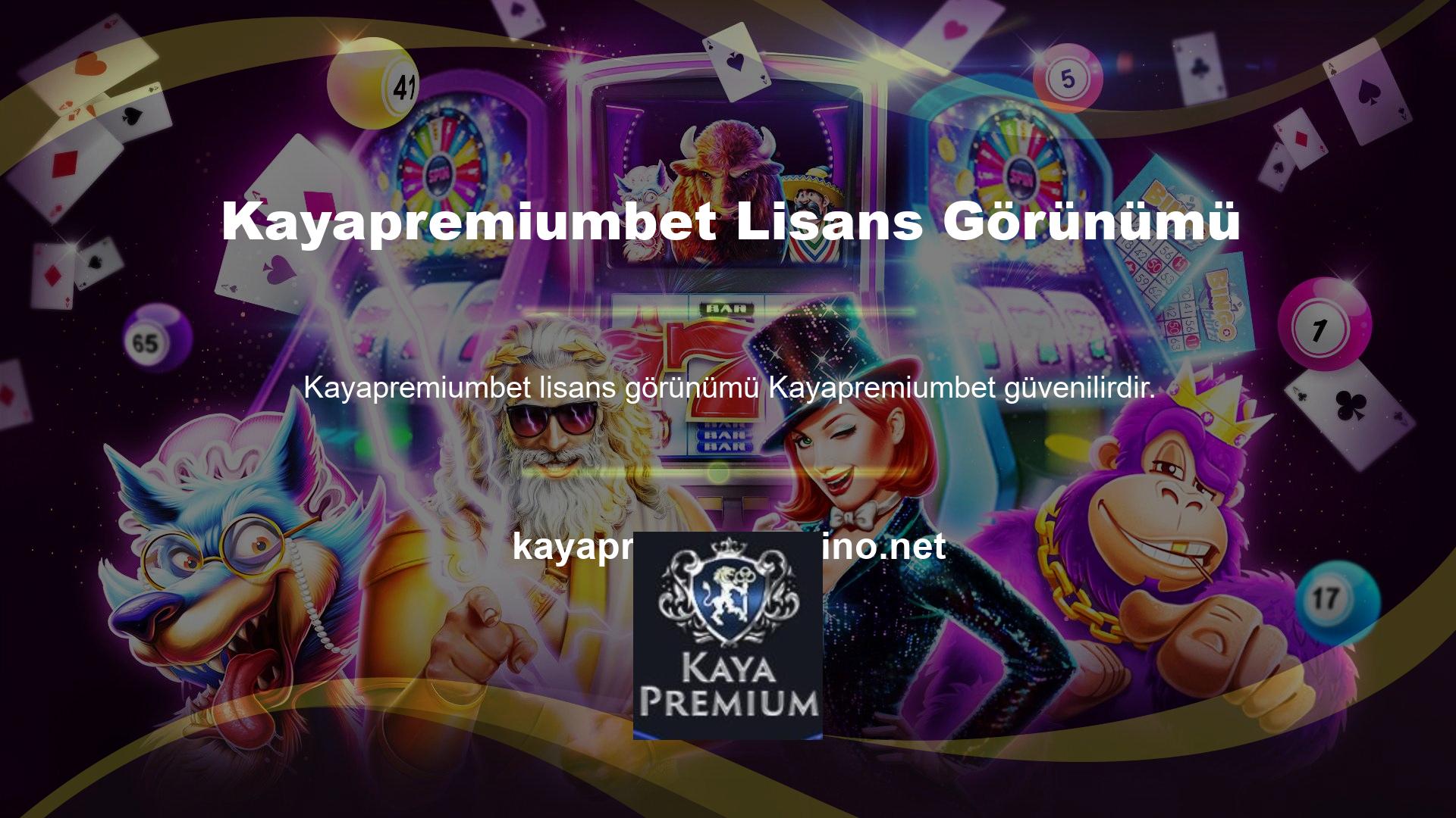 Sitedeki lisans belgesini görebilirsiniz